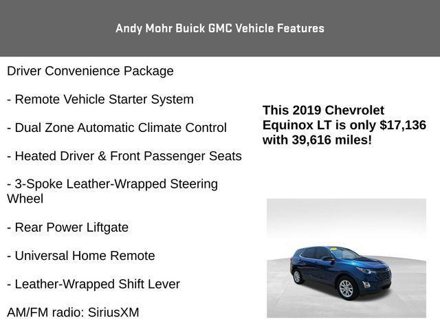 used 2019 Chevrolet Equinox car, priced at $17,136