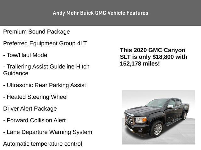 used 2020 GMC Canyon car, priced at $18,150