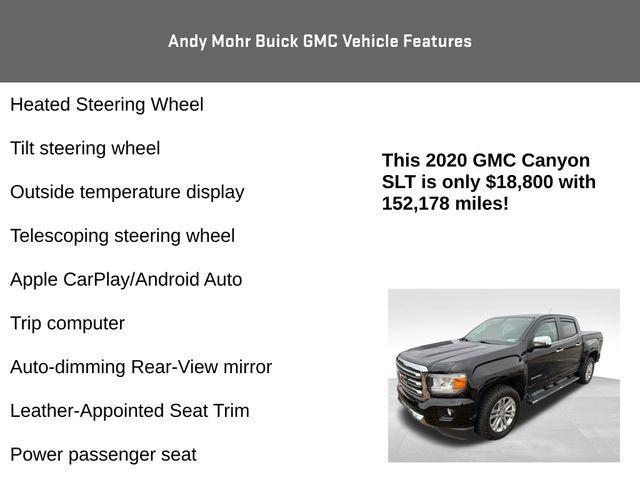 used 2020 GMC Canyon car, priced at $18,150