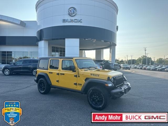 used 2021 Jeep Wrangler Unlimited car, priced at $31,750