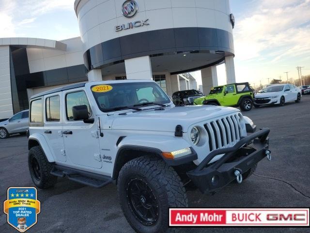 used 2021 Jeep Wrangler Unlimited car, priced at $34,038