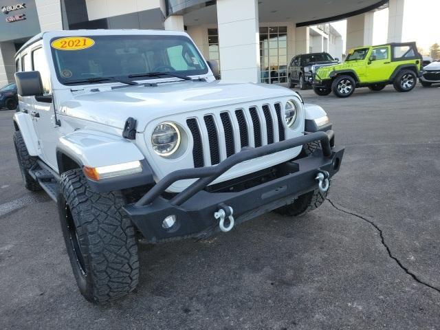 used 2021 Jeep Wrangler Unlimited car, priced at $34,038