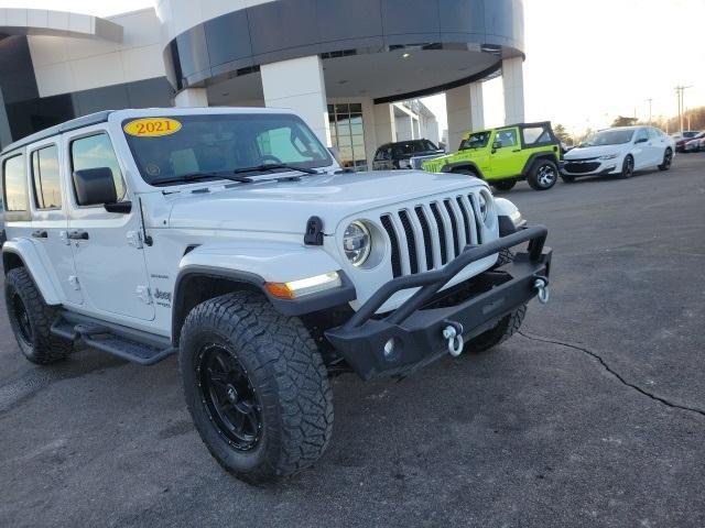 used 2021 Jeep Wrangler Unlimited car, priced at $34,038