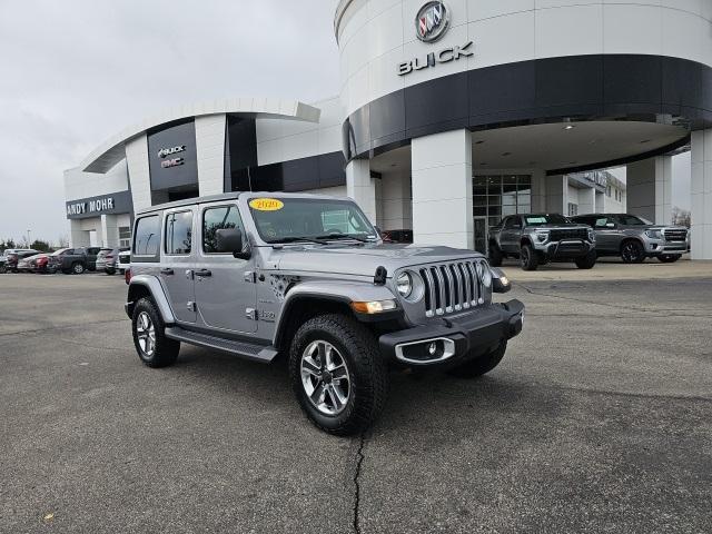 used 2020 Jeep Wrangler Unlimited car, priced at $25,078