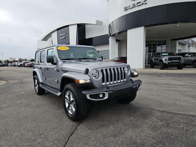 used 2020 Jeep Wrangler Unlimited car, priced at $25,078