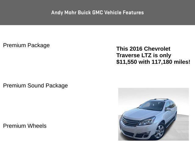 used 2016 Chevrolet Traverse car, priced at $11,550