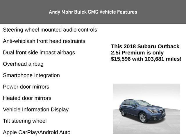 used 2018 Subaru Outback car, priced at $15,596
