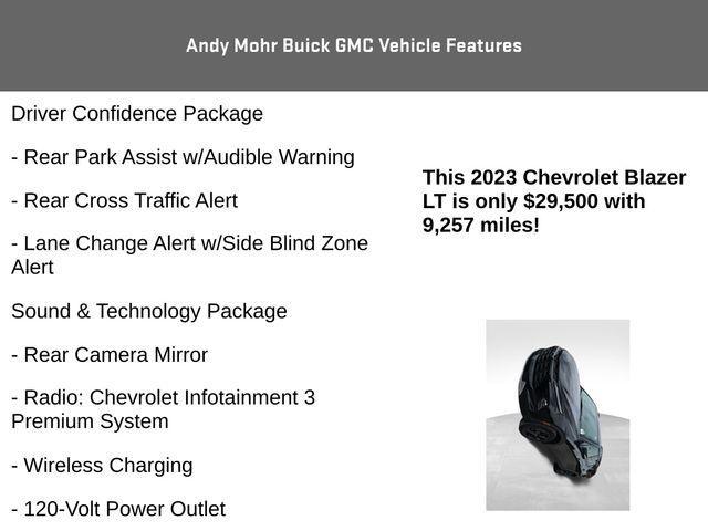 used 2023 Chevrolet Blazer car, priced at $29,500