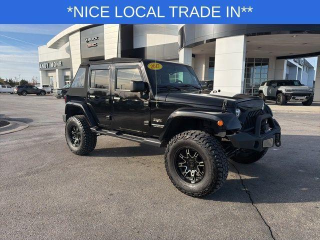 used 2017 Jeep Wrangler Unlimited car, priced at $17,600