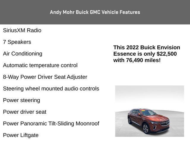 used 2022 Buick Envision car, priced at $22,450