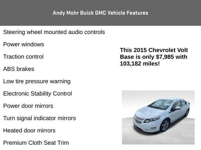 used 2015 Chevrolet Volt car, priced at $7,985