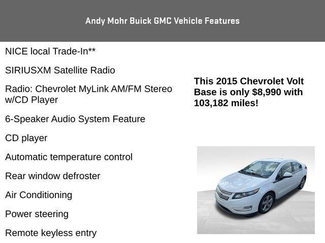 used 2015 Chevrolet Volt car, priced at $8,990