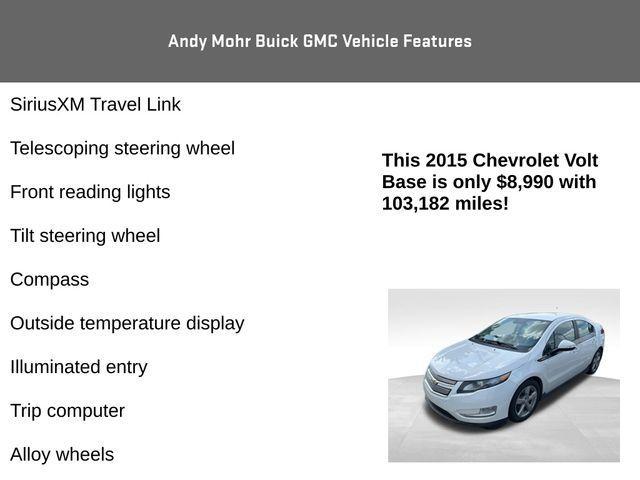 used 2015 Chevrolet Volt car, priced at $8,990