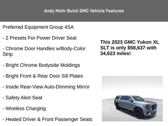 used 2023 GMC Yukon XL car, priced at $58,637