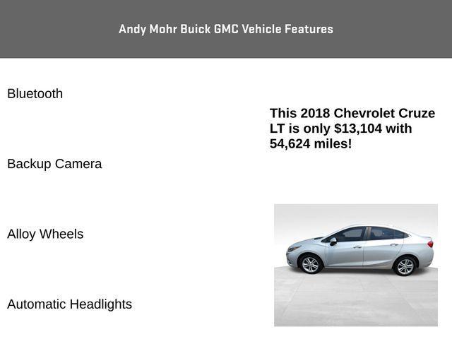 used 2018 Chevrolet Cruze car, priced at $13,104