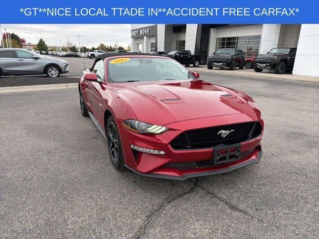 used 2021 Ford Mustang car, priced at $29,450