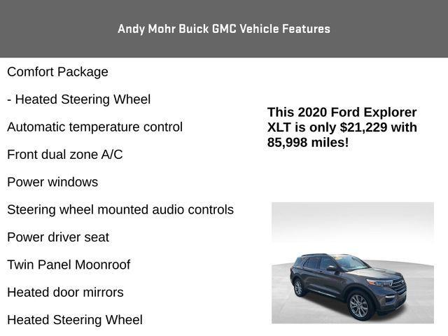 used 2020 Ford Explorer car, priced at $21,229