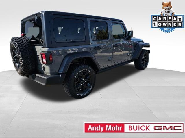 used 2021 Jeep Wrangler Unlimited car, priced at $26,448