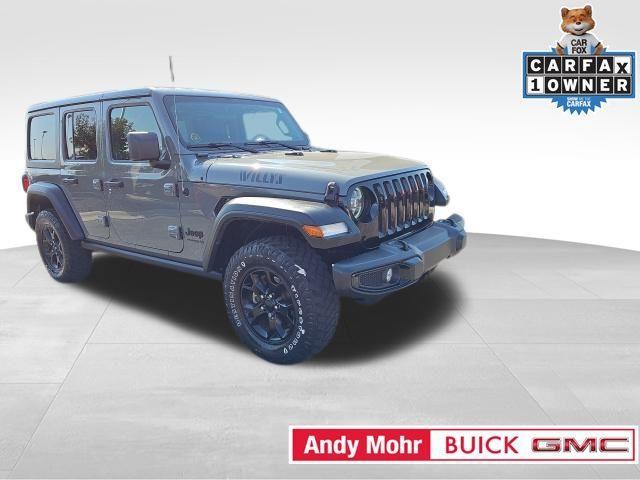 used 2021 Jeep Wrangler Unlimited car, priced at $26,448