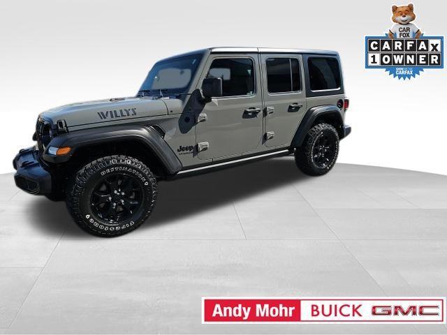 used 2021 Jeep Wrangler Unlimited car, priced at $26,448