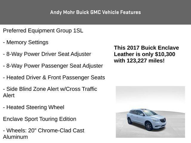 used 2017 Buick Enclave car, priced at $10,300