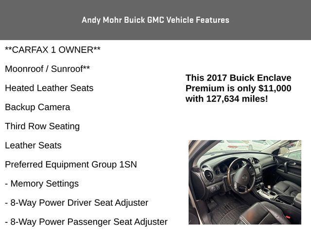 used 2017 Buick Enclave car, priced at $11,000