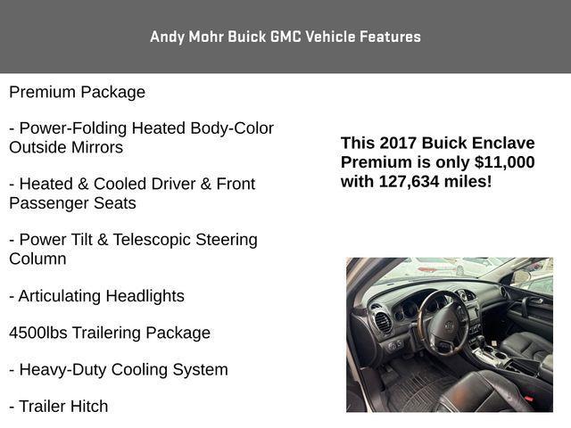 used 2017 Buick Enclave car, priced at $11,000