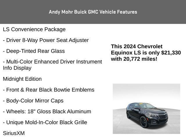 used 2024 Chevrolet Equinox car, priced at $21,330