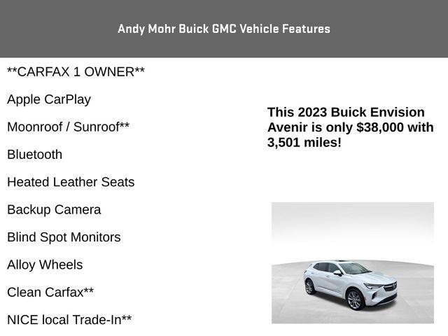 used 2023 Buick Envision car, priced at $35,774