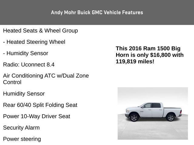 used 2016 Ram 1500 car, priced at $17,000
