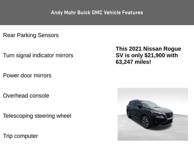 used 2021 Nissan Rogue car, priced at $21,900