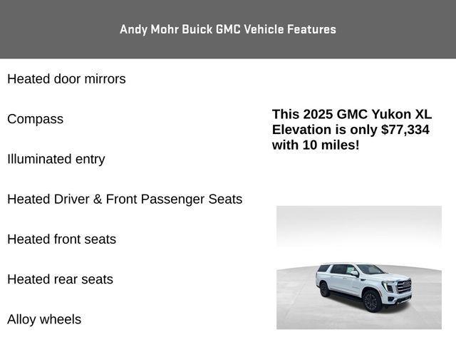 used 2025 GMC Yukon XL car, priced at $77,334