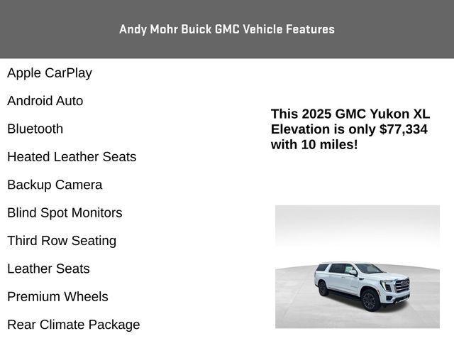 used 2025 GMC Yukon XL car, priced at $77,334