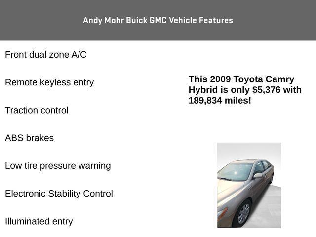 used 2009 Toyota Camry Hybrid car, priced at $5,376