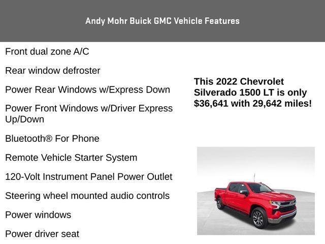 used 2022 Chevrolet Silverado 1500 car, priced at $36,641
