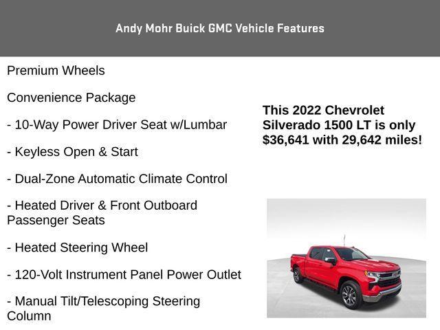 used 2022 Chevrolet Silverado 1500 car, priced at $36,641