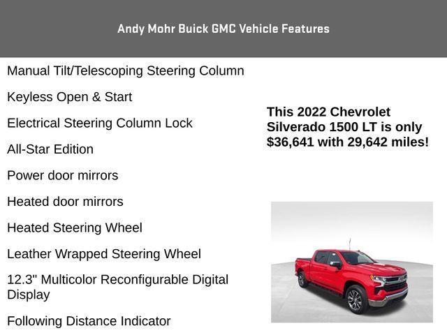 used 2022 Chevrolet Silverado 1500 car, priced at $36,641