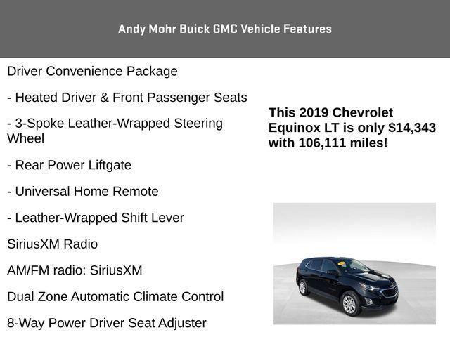 used 2019 Chevrolet Equinox car, priced at $14,343