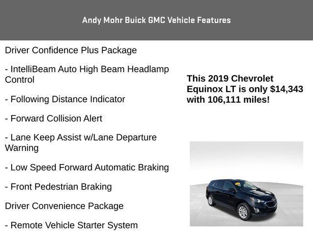 used 2019 Chevrolet Equinox car, priced at $14,343