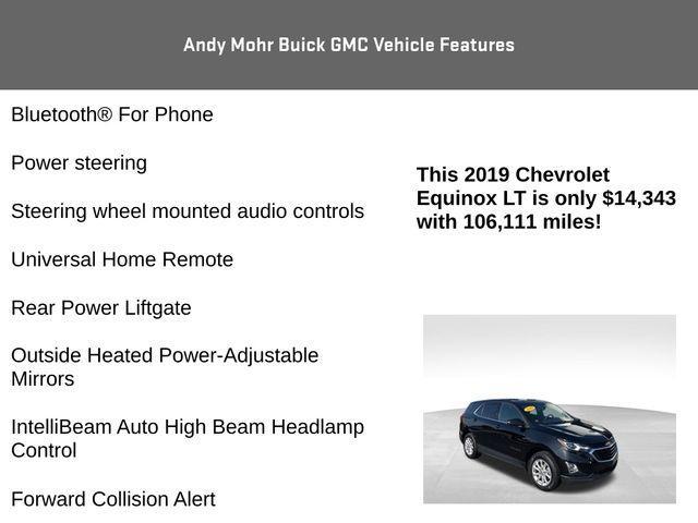 used 2019 Chevrolet Equinox car, priced at $14,343