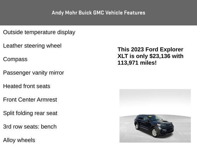 used 2023 Ford Explorer car, priced at $23,136