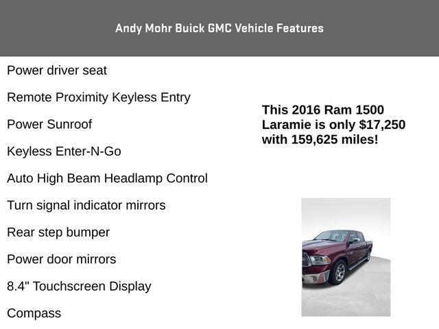 used 2016 Ram 1500 car, priced at $17,250