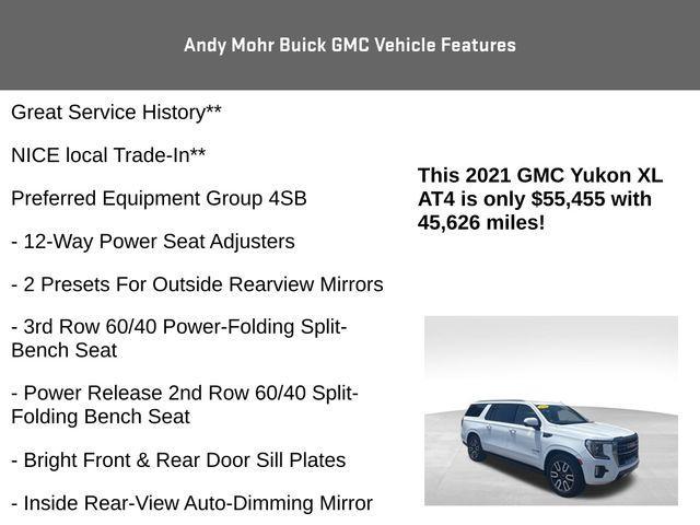 used 2021 GMC Yukon XL car, priced at $55,455