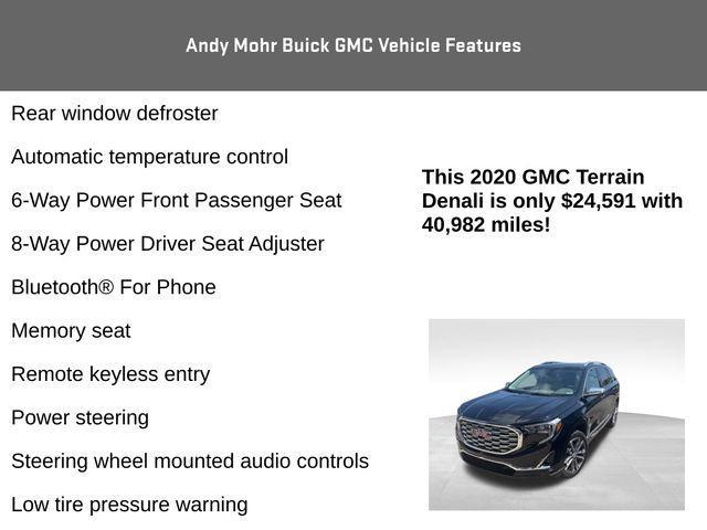 used 2020 GMC Terrain car, priced at $24,591