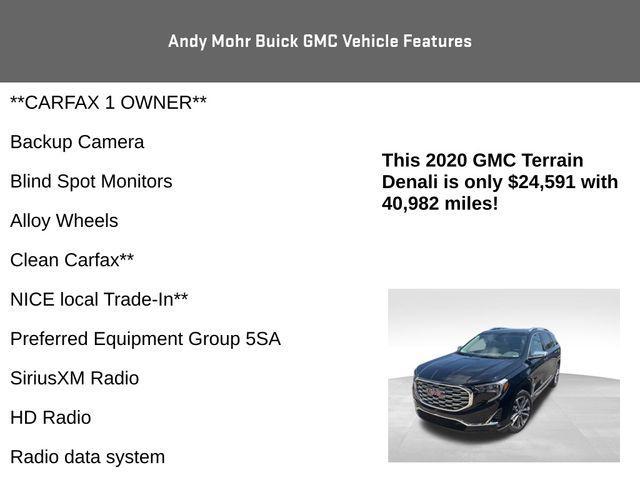 used 2020 GMC Terrain car, priced at $24,591