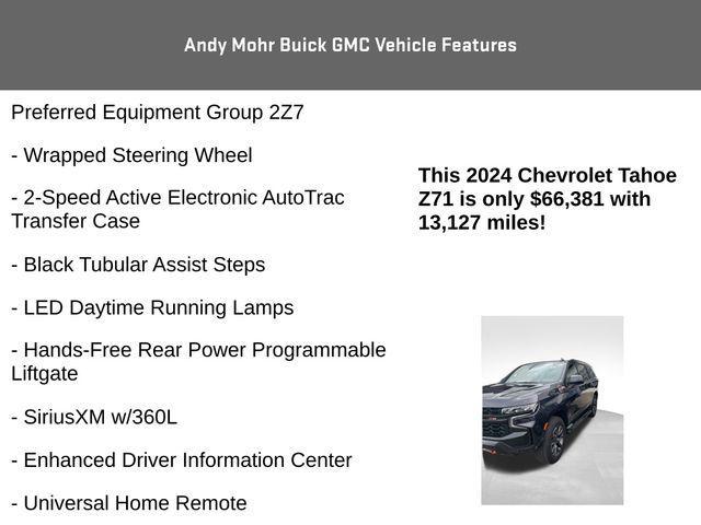 used 2024 Chevrolet Tahoe car, priced at $66,381