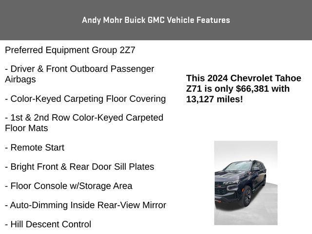 used 2024 Chevrolet Tahoe car, priced at $66,381