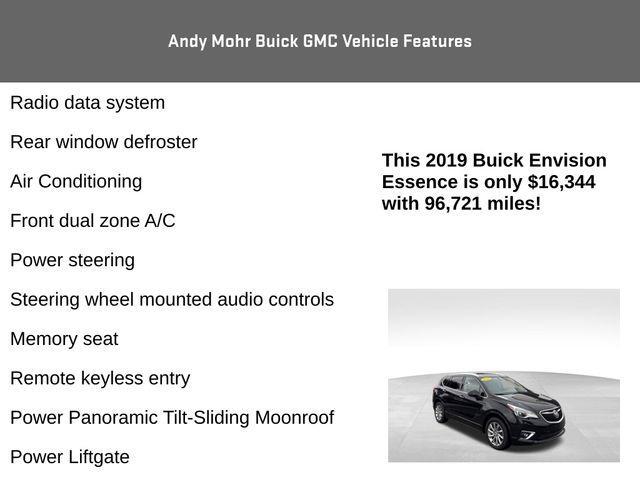 used 2019 Buick Envision car, priced at $16,344