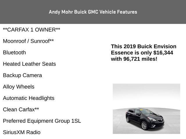 used 2019 Buick Envision car, priced at $16,344