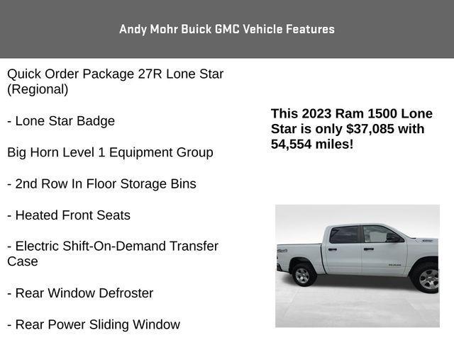 used 2023 Ram 1500 car, priced at $36,400